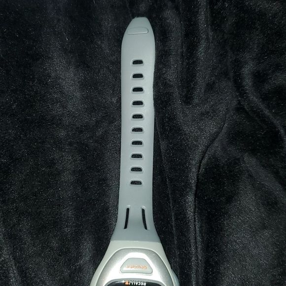 Timex Heart Rate Monitor Watch T5G941 Sport Silver Bezel Grey Band Men Women 30m - Picture 4 of 6